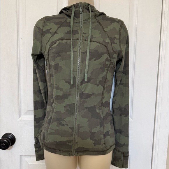 Lululemon Hooded Define Jacket Nulu Heritage 365 Camo Green Twill 6 - Picture 3 of 12